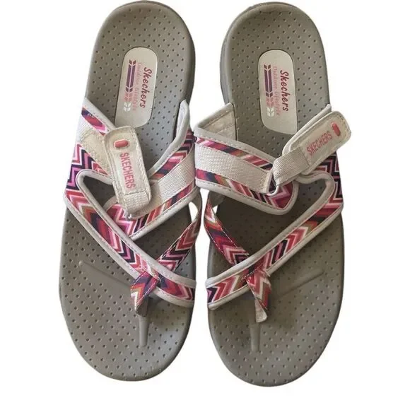 Sketchers size 12 sandals boho Aztec print - Picture 1 of 6